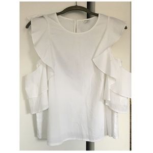 Club Monaco Ruffle Top